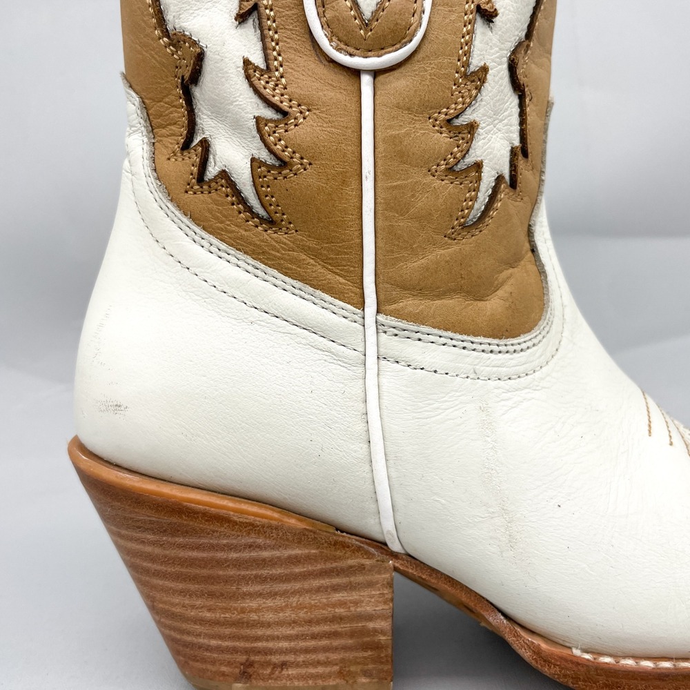 Idyllwind Miranda Lambert Womens 7.5 Thunderbird White Tan Western Cowgirl Boots - Picture 2 of 15